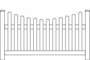 Semi-Private Vinyl Fence